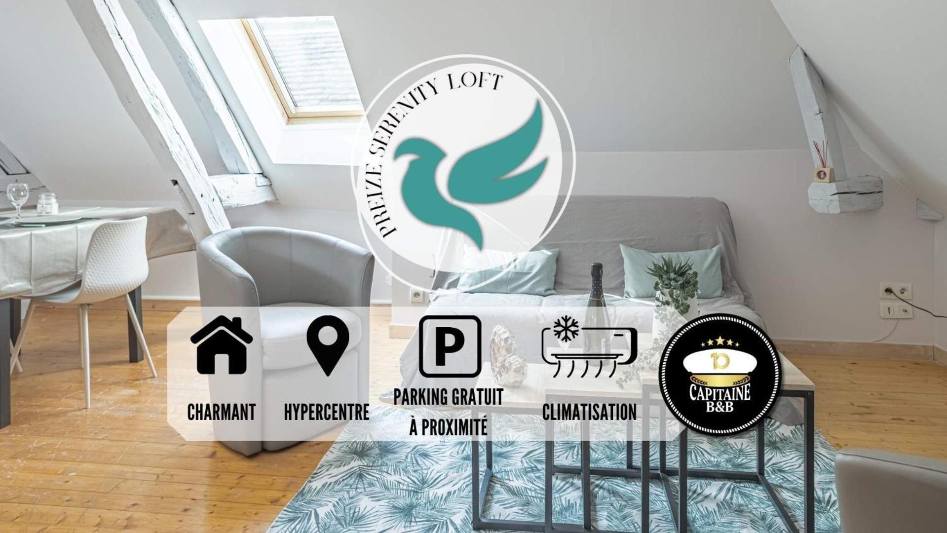 Preize Serenity Loft - Hypercentre - 2 Pers. Troyes Dış mekan fotoğraf